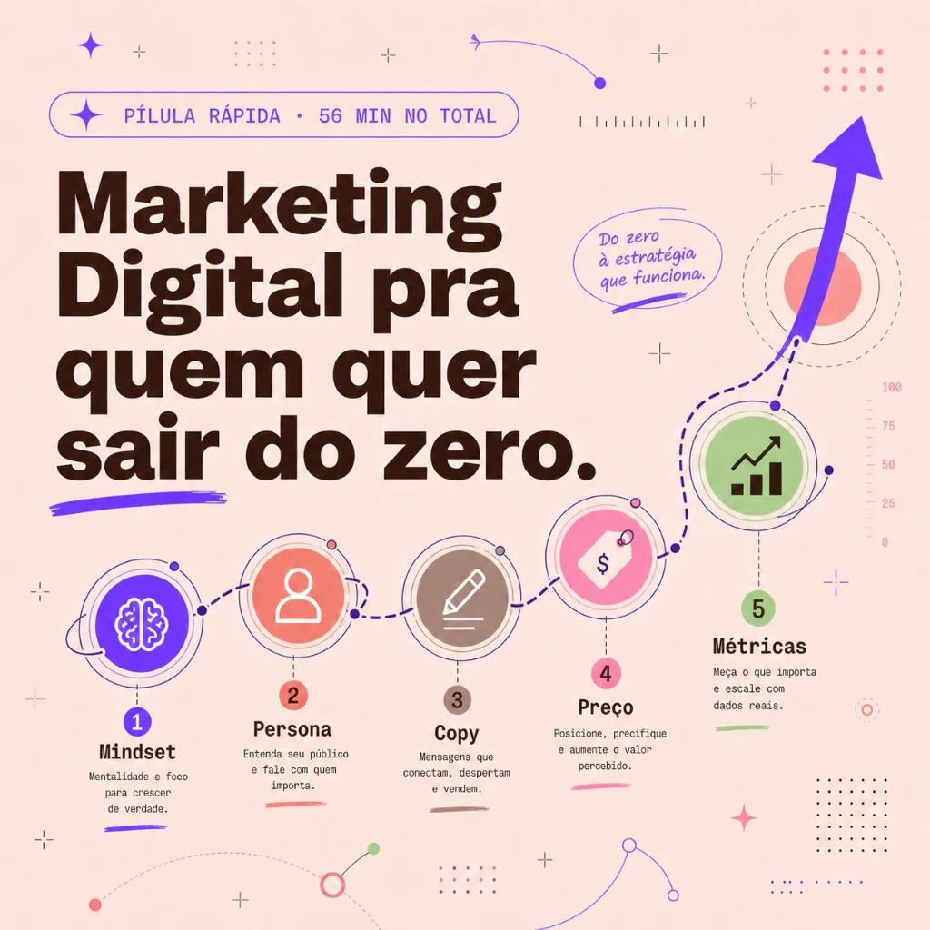 Capa do curso Marketing Digital para quem quer sair do zero
